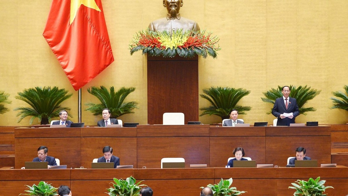 Thượng tướng Trần Quang Phương - Phó chủ tịch Quốc hội điều hành Phiên chất vấn