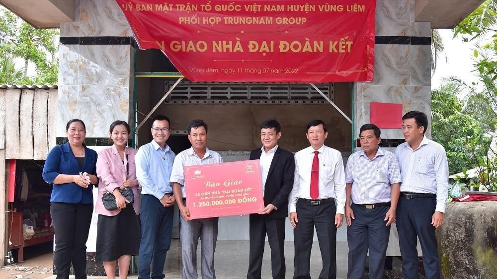 Trungnam Group góp sức xây gần 1.300 căn nhà cho bà con nghèo Vĩnh Long