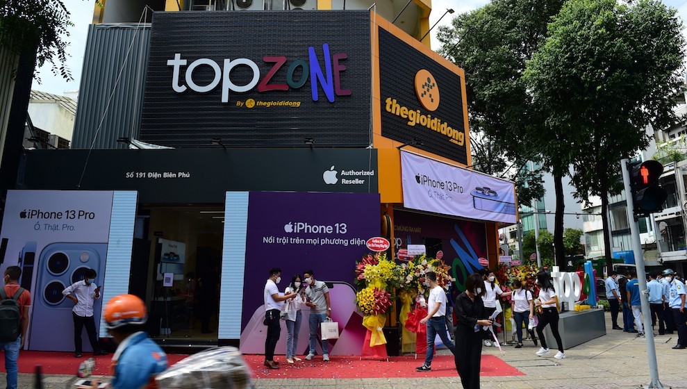 TopZone - chuỗi bán lẻ mới nhất mà MWG vừa ra mắt