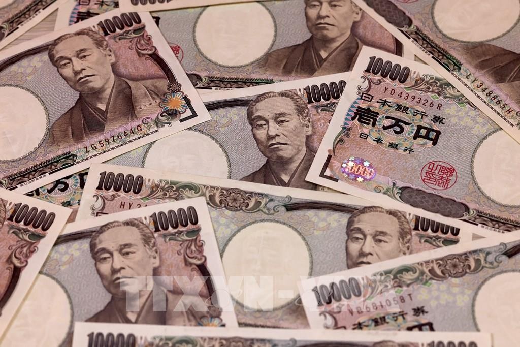 Đồng tiền mệnh giá 10.000 yen tại Tokyo, Nhật Bản
