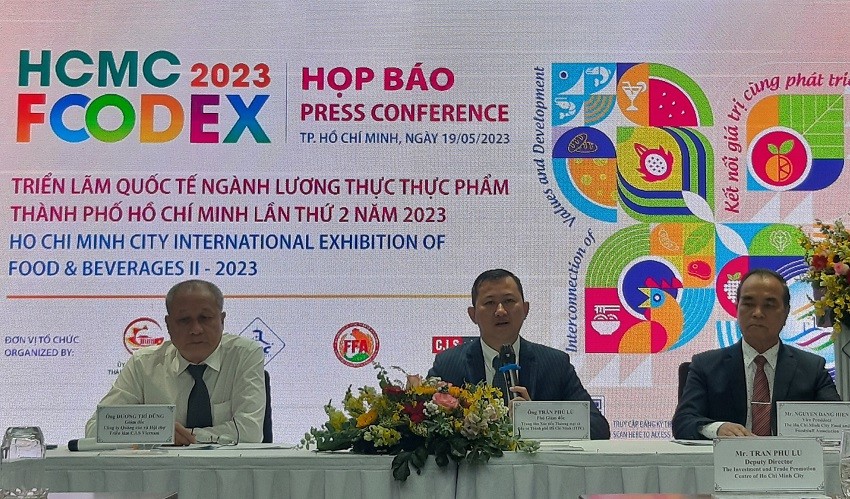 Họp báo Triển lãm HCMC FOODEX 2023