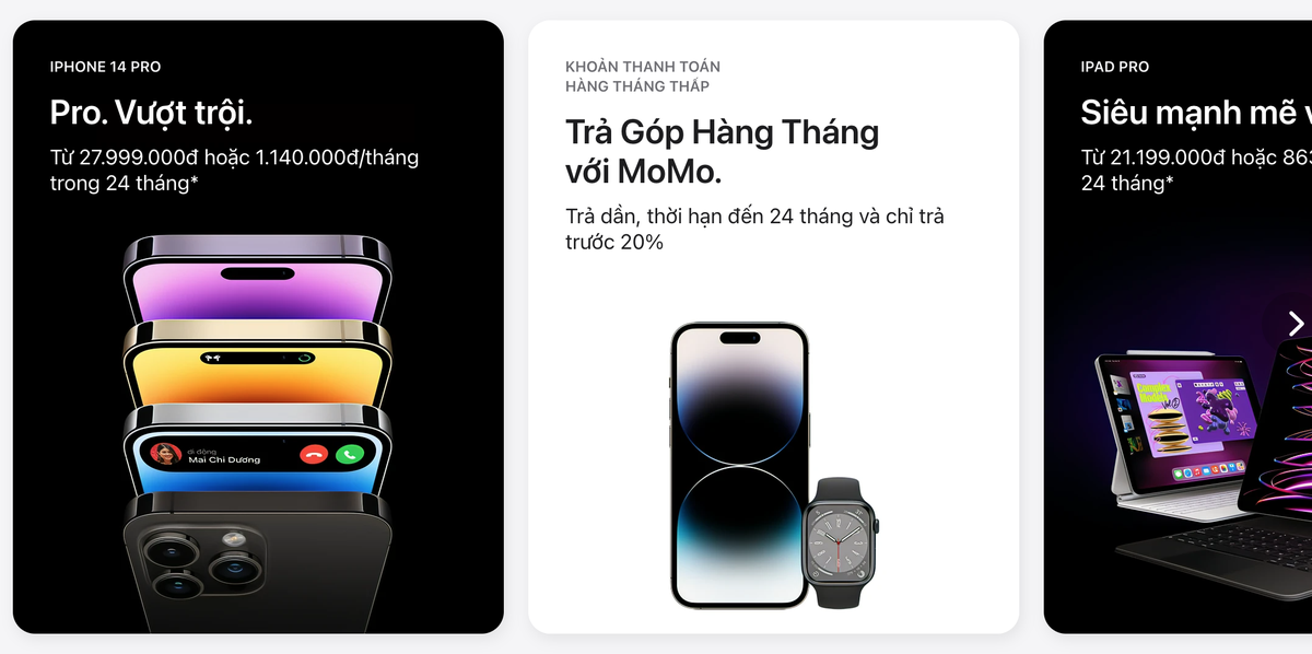 Apple Store trực tuyến đầu tiên của Việt Nam đem đến nhiều tiện ích thú vị