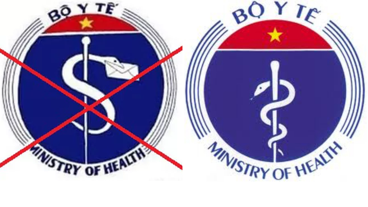Làm rõ vụ logo của Bộ Y tế biến thành rắn ngậm phong bì